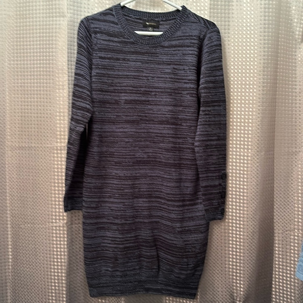 Women’s AB Studio size small, long sleeve sweater dress.